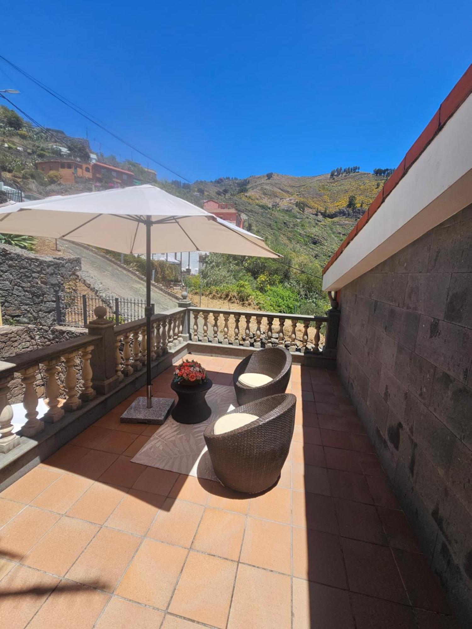 Villa Mogarén: jacuzzi and beautiful views Vega de San Mateo Buitenkant foto