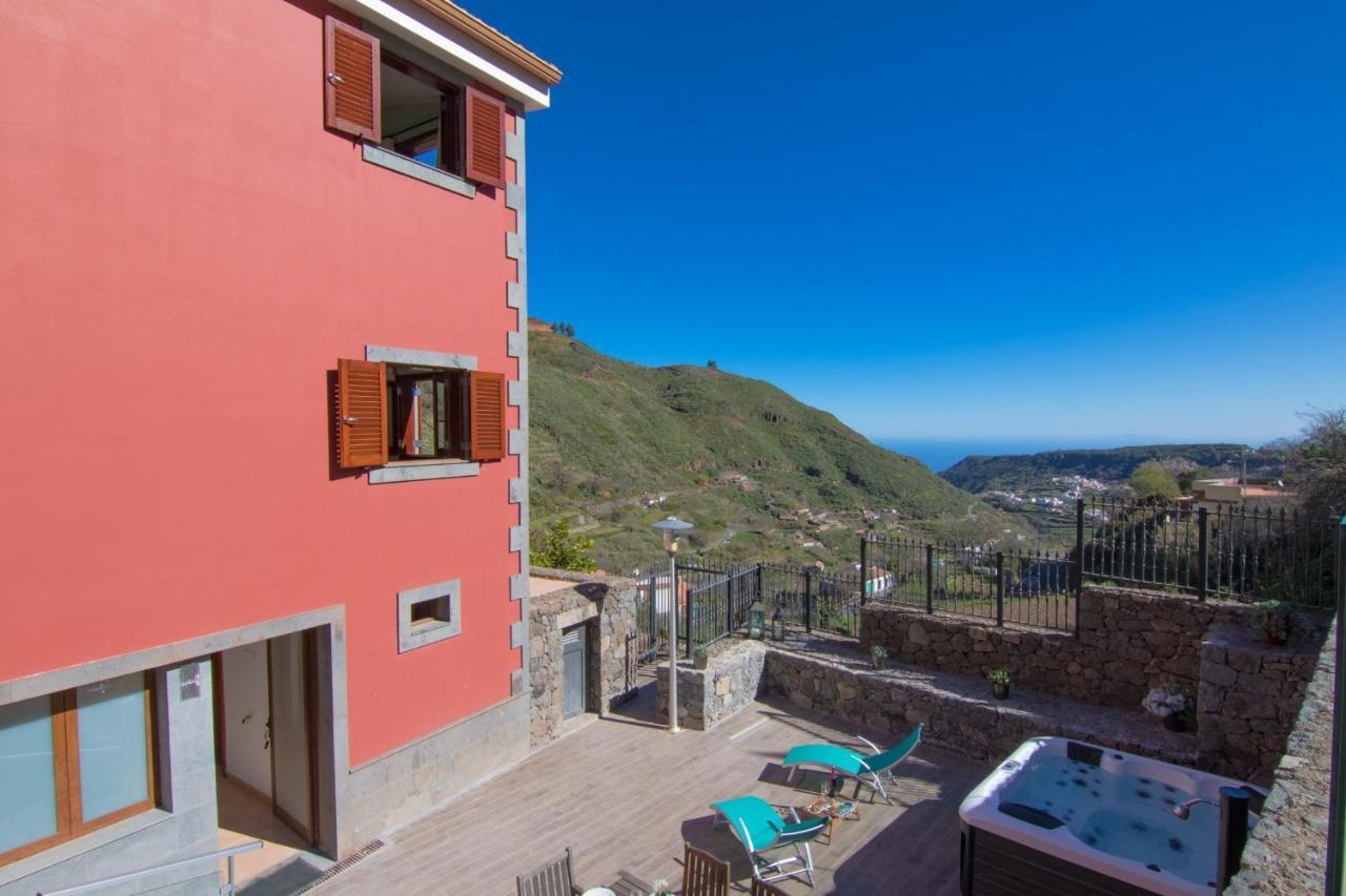 Villa Mogarén: jacuzzi and beautiful views Vega de San Mateo Buitenkant foto